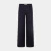 pinstripe wide pants navy front
