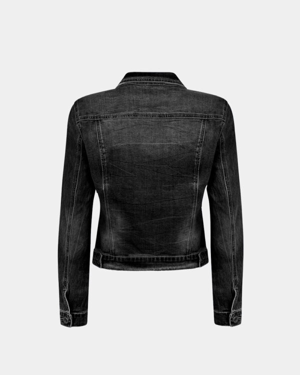jeans jacket black back
