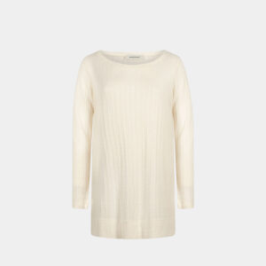 off white tunic sweater front