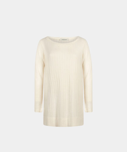 off white tunic sweater front