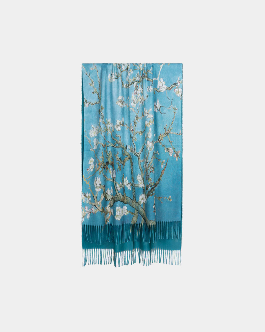 petrol print shawl